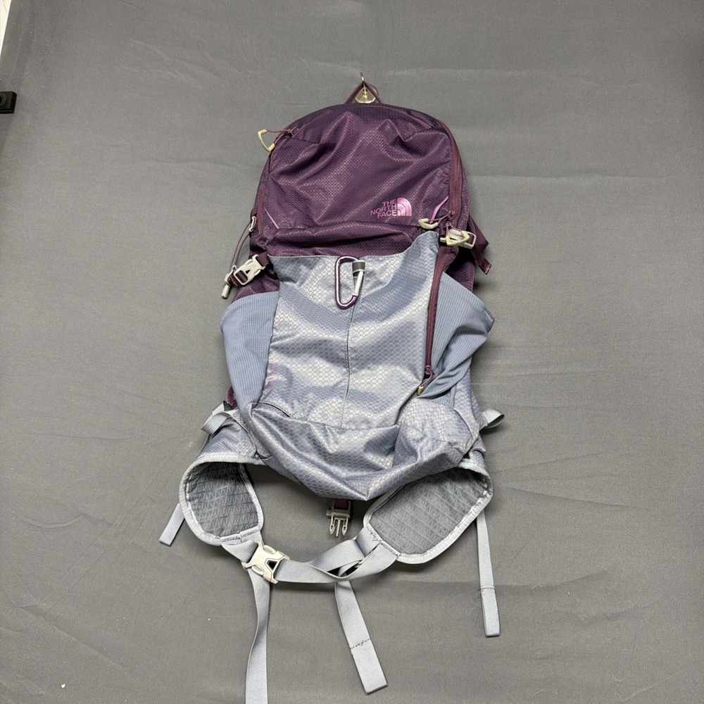 The North Face Aleia 22L Backpack, featuring a vibrant purple